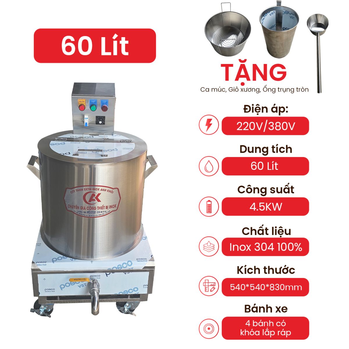 Thông Số Kỹ Thuật Chi Tiết
