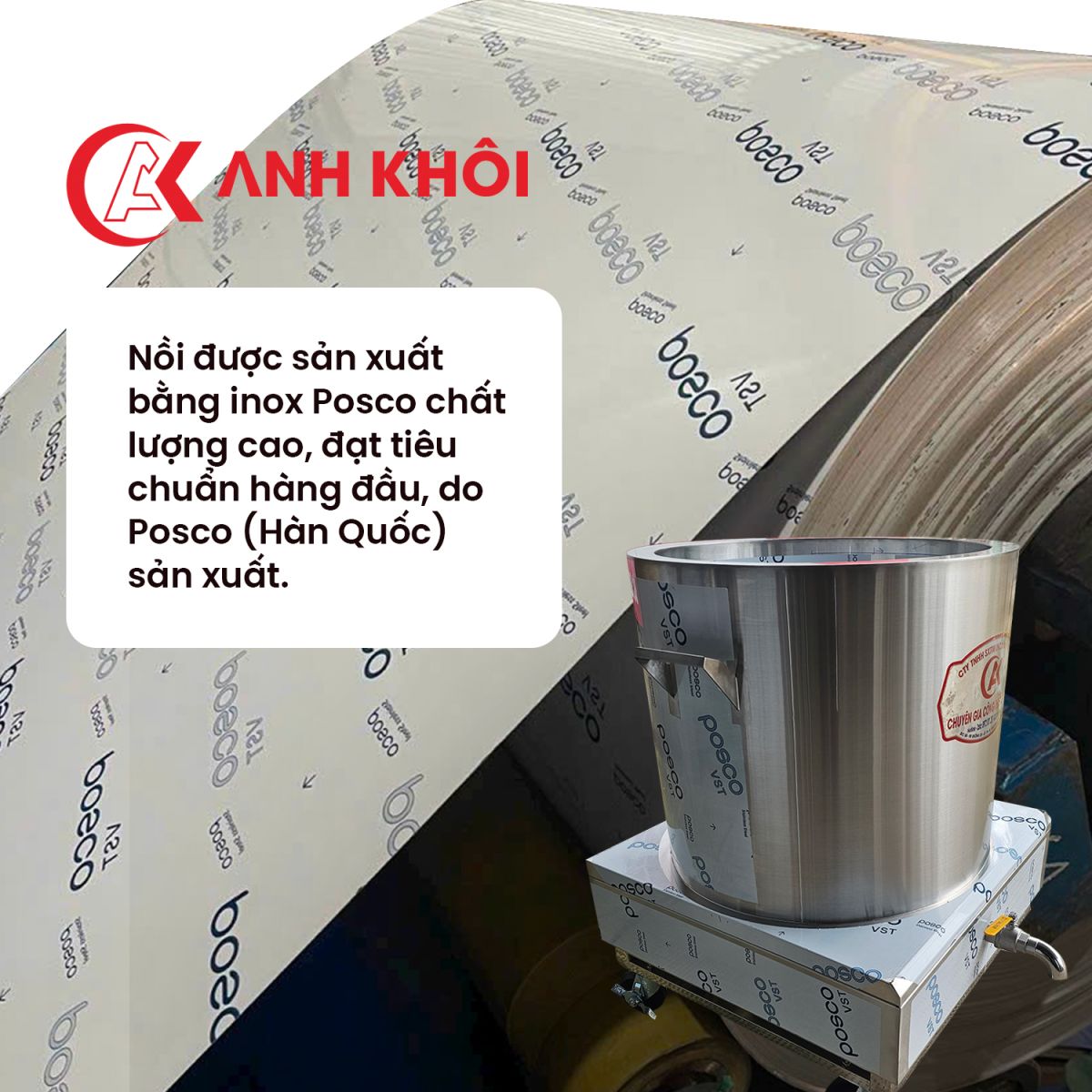 Vì Sao Chọn Nồi Nấu Điện 150L Tại Inox Anh Khôi?