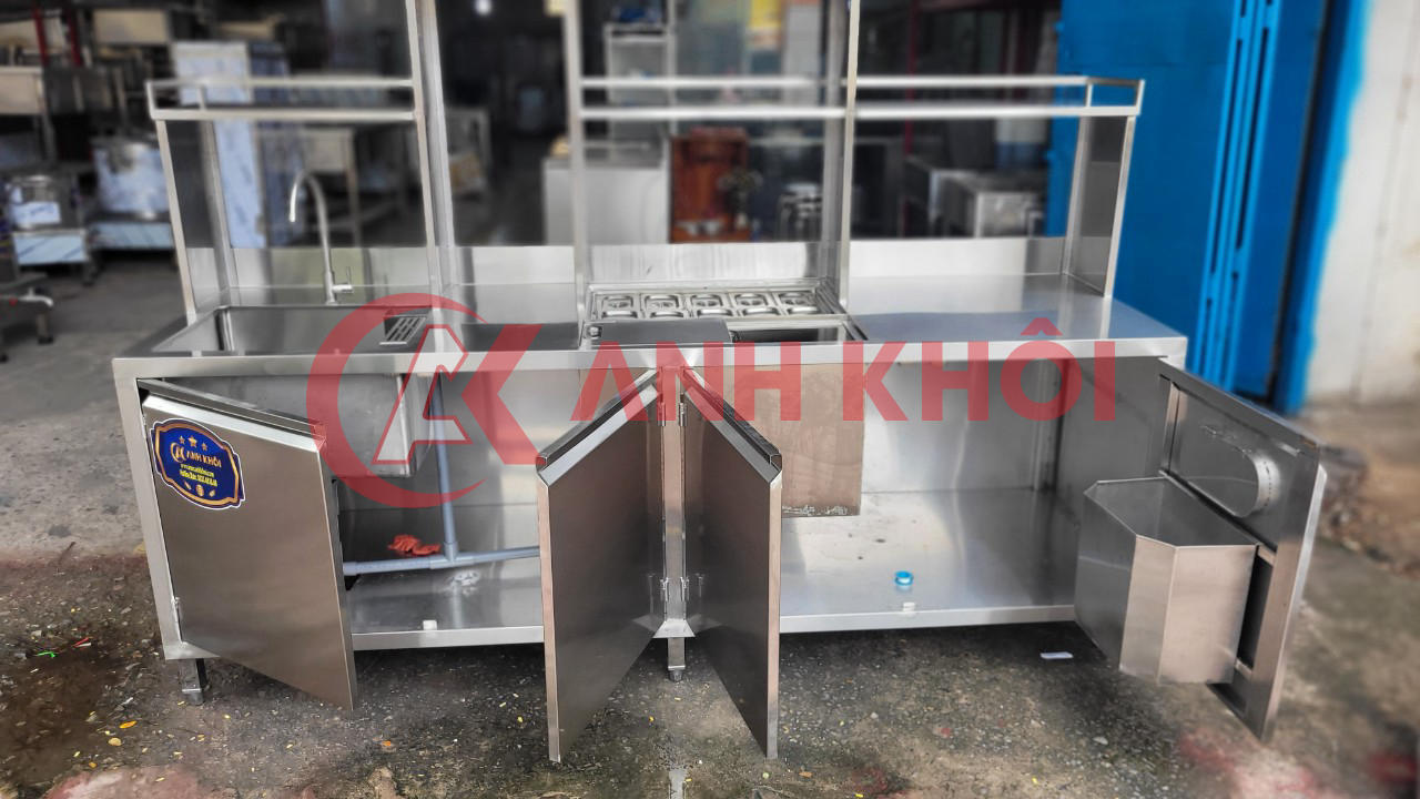 Quầy pha chế Inox304 2m20