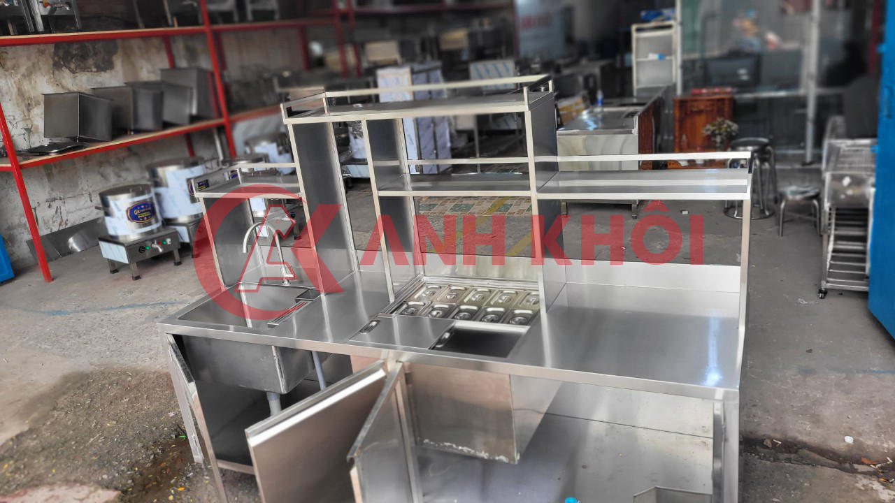 Quầy pha chế Inox304 2m20