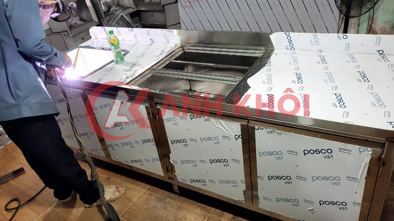 Quầy pha chế Inox304 2m20