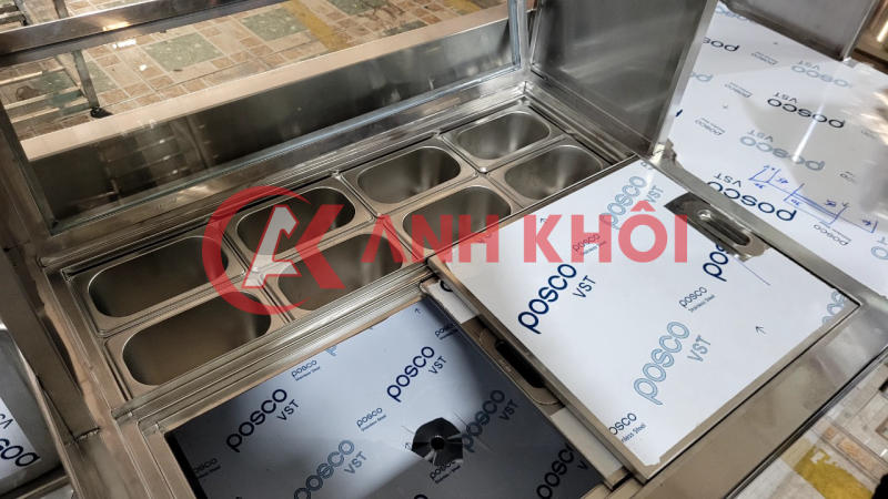 Quầy inox theo yêu cầu Dài 1m80