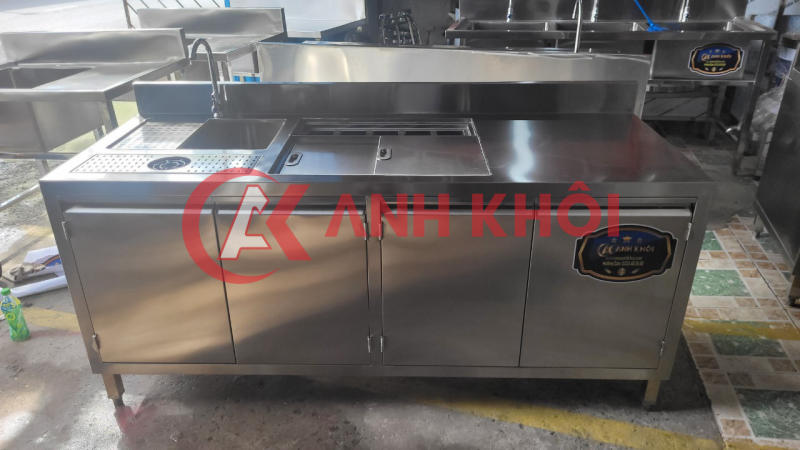 Quầy pha chế inox 6 tính năng