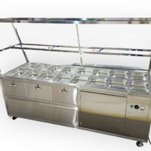 Tủ Hâm Nóng Thức Ăn 16 Khay Inox 201 THN6201