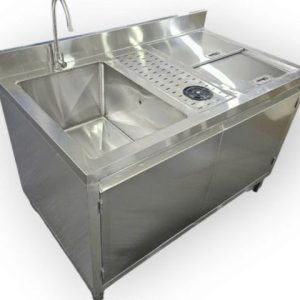 Quầy Pha Chê Inox 304 1m20 QPC07304