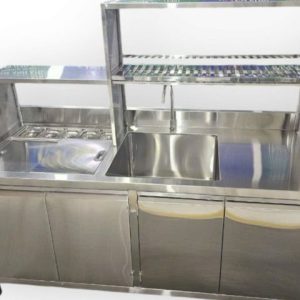 Quầy Pha Chế Inox 304 1m70 QPC04304