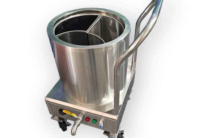 Nồi Nấu Điện Có 2 Ngăn Inox 304 50 Lít NND15304