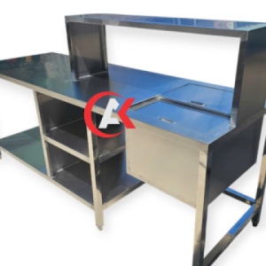 GIA CÔNG TỦ INOX CÓ THÙNG CHỨA ĐÁ GC01