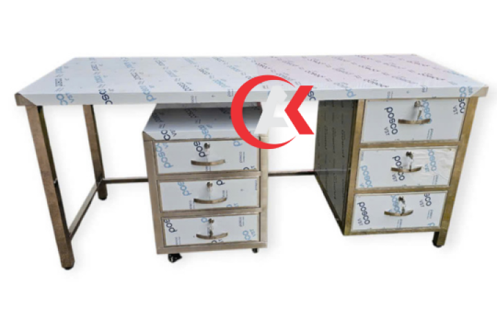 GIA CÔNG COMBO BÀN LÀM VIỆC INOX 304 GC22