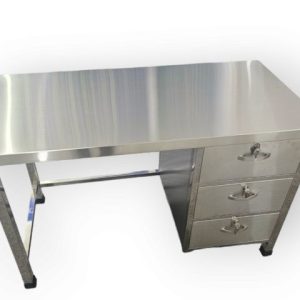 Bàn Làm Việc Inox 201 Có 3 Học Kéo BLV02201