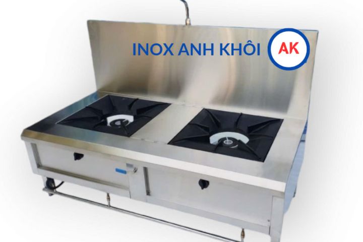 Bếp Hầm 2 Họng Inox 304 BH09304