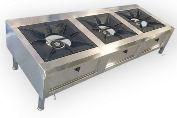 Bếp Hầm 3 Họng Không Có Gáy BH01304