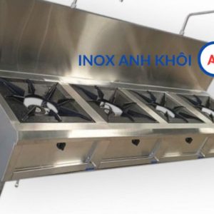 Bếp Hầm 4 Họng Có Gáy inox 304 BH08304