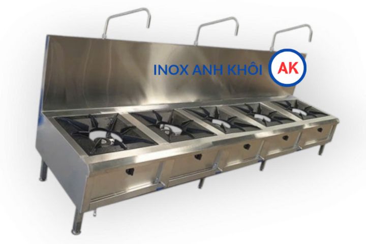 Bếp Hầm 5 Họng Inox 304 BH07304