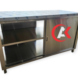 GIA CÔNG TỦ INOX 304 CỬA LÙA 2 BÊN GC26