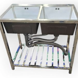 Chậu Rửa Inox 2 Học Nhỏ CR06304