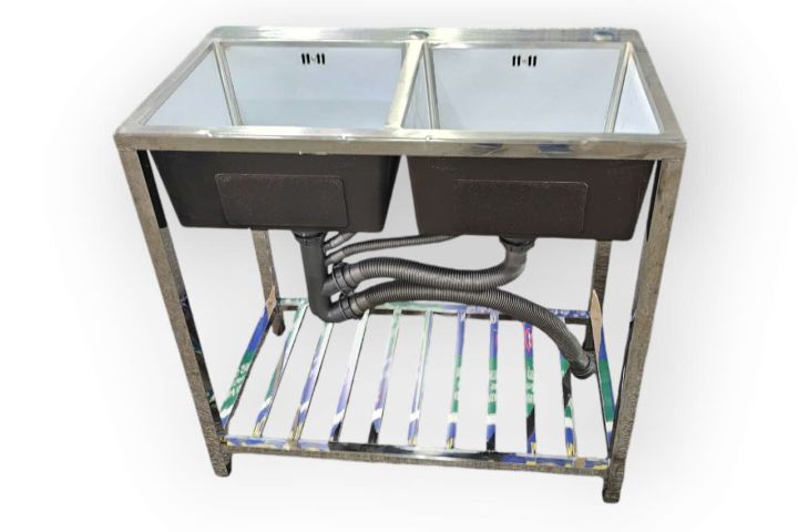 Chậu Rửa Inox 2 Học Nhỏ CR06304