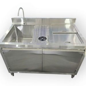 Chậu Rửa Kèm Thùng Đá Inox CR07304