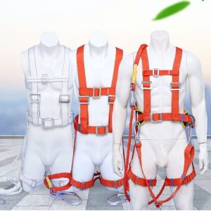 Dây Đeo An Toàn Toàn Thân 5 Điểm Điều Chỉnh Tải Trọng 100Kg/người Lực Kéo 13000N