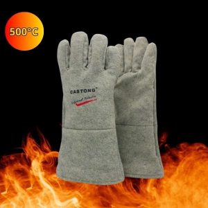 Găng Tay Castong GEEE15 Chịu Nhiệt 500 Độ C Dài 34cm Và 45 cm