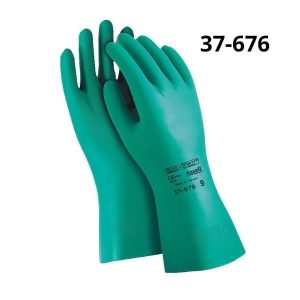 Găng Tay Chống Hóa Chất Ansell Solvex 37-676 Chống Dầu Và Axit