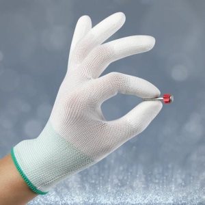 Găng Tay PU Phủ Ngón Tay Màu Trắng