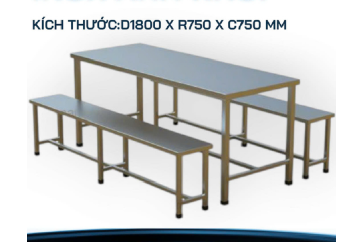 BÀN ĂN GHẾ DÀI RỜI BACN11201