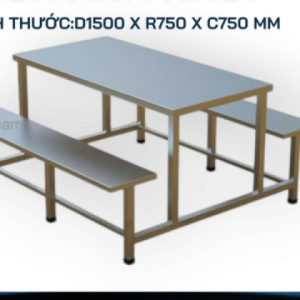 BÀN ĂN LIỀN GHẾ BACN07201