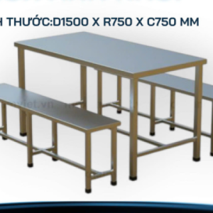 BÀN ĂN GHẾ DÀI RỜI BACN09201