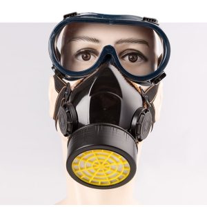 Mặt Nạ Phòng Độc Có Kính Loại 1 Phin Lọc Che Nửa Mặt