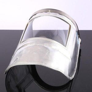 Mặt nạ tráng nhôm chịu nhiệt độ bức xa 500-1000°C 30cm dành cho công nhân lò luyện kim