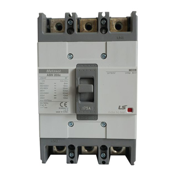 MCCB 3P 150A hiệu LS, dòng cắt 30kA, model ABN203c