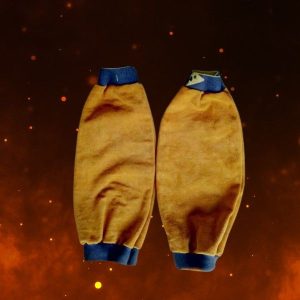 Ống tay bảo vệ cánh tay bằng da bò dài 40cm chống cháy cho thợ hàn