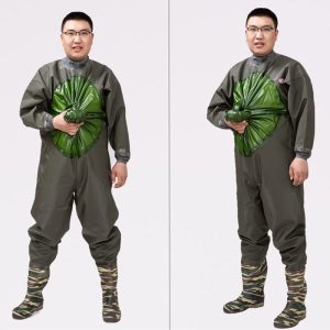 Quần Áo Lội Nước Cao Su Chống Thấm Nước Chuyên Dụng Hỗ Trợ Câu Cá, Đánh Lưới, Trục Vớt, Vệ Sinh