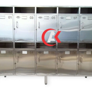 Tủ Locker inox 10 ngăn có khóa tlk01304