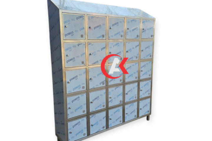 TỦ LOCKER 25 NGĂN MÁI XÉO PS04