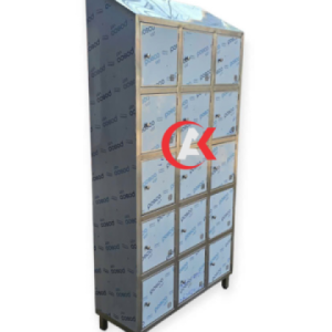 GIA CÔNG TỦ LOCKER MÁI XÉO 15 NGĂN GC12