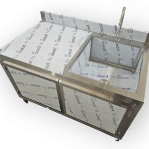 TỦ INOX 304 CÓ CHẬU RỬA T01304