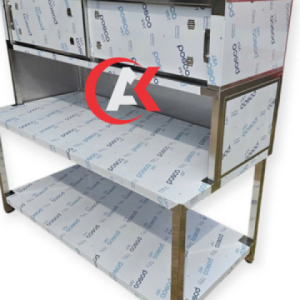 BÀN TỦ INOX 304  CỦA LÙA PHÍA TRÊN T01