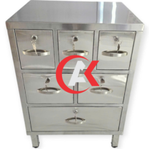 TỦ INOX 6 HỌC KÉO TLK10304