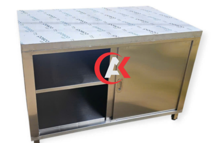 TỦ INOX 304 CỬA LÙA T02