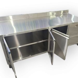 Tủ Inox 304 Có Ngăn Giữa T011304