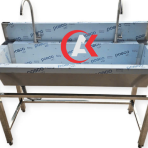 GIA CÔNG MÁNG RỬA TAY 2 VÒI GC30