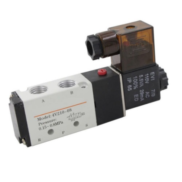 VAN ĐIỆN TỪ 5/2 24V--> 4V210-08 DC24V